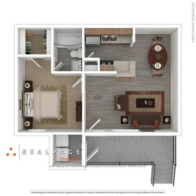 A1- Classic Unit 1514 floor plan
